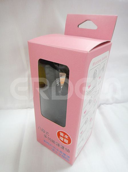 八段式增壓花灑噴頭組包裝