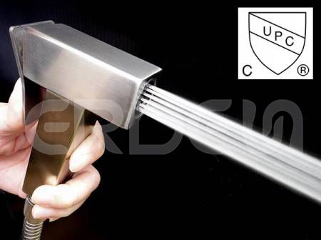 UPC CUPC 方形不鏽鋼沖洗噴槍 - 方形不鏽鋼沖洗噴槍