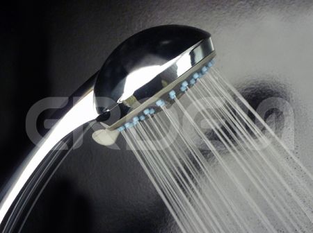 Shower Tangan 5 Fungsi Warna Biru Lembut