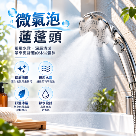 微氣泡花灑