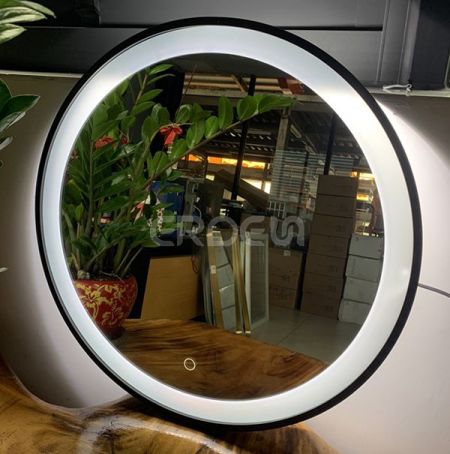 圓形鋁框噴砂燈鏡-6000K白光