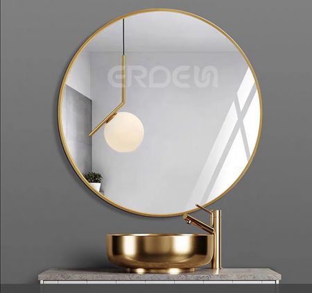 金框圓鏡