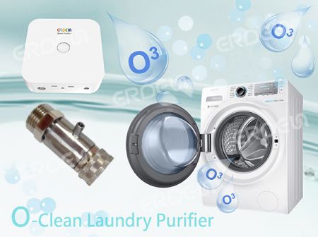 Purificateur de linge O-CLEAN - Norme américaine - Vanne d'injection d'O3 - Norme américaine