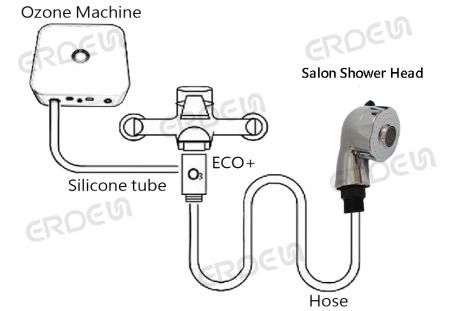 Instalación del cabezal de ducha de salón