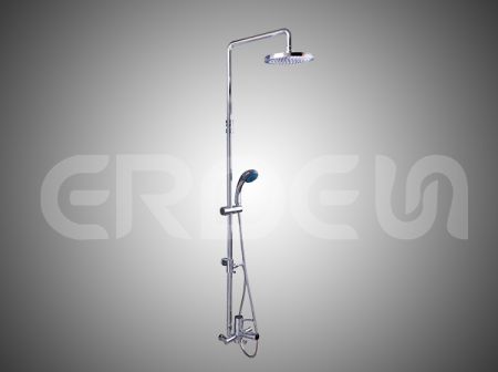 工業風格圓管型淋浴柱升降桿組