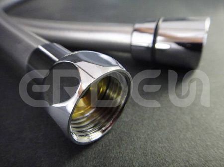 Smooth Silver PVC Shower Hose