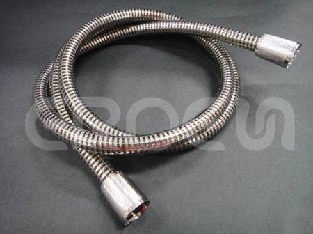 Tuyau de douche en PVC argenté ERDEN