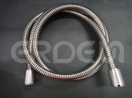 Tuyau de douche en PVC avec feuille d'argent