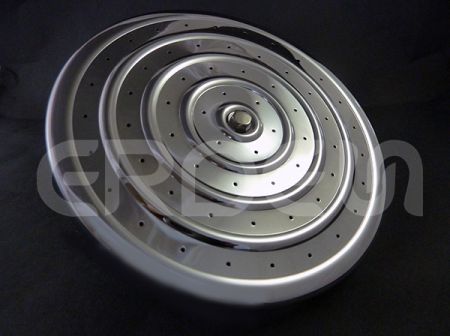 Tête de douche ronde à effet pluie