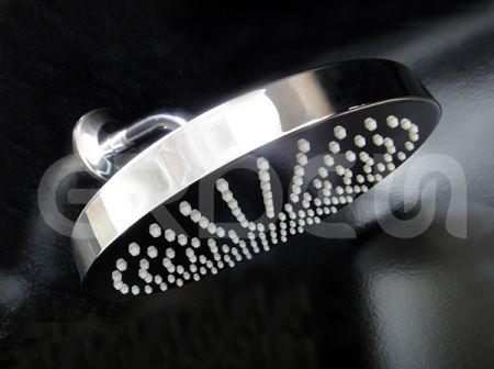 หัวฝักบัวฝนแบบฟังก์ชันเดียวทองเหลืองกลม