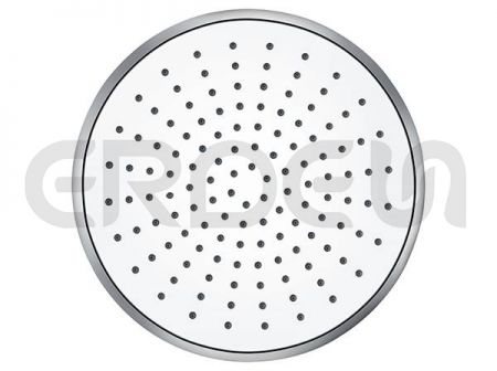 扁型單功能圓形銅淋浴頂噴出水面