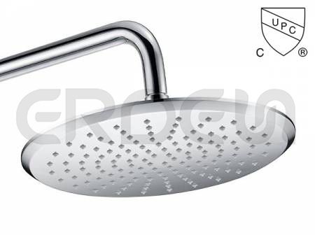 UPC CUPC 扁型單功能圓形銅淋浴頂噴 - UPC CUPC 扁型單功能圓形銅淋浴頂噴