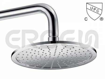 UPC CUPC 圓盤型單功能圓形銅淋浴頂噴 - UPC CUPC 圓盤型單功能圓形銅淋浴頂噴