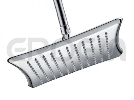 方形弧邊銅淋浴頂噴