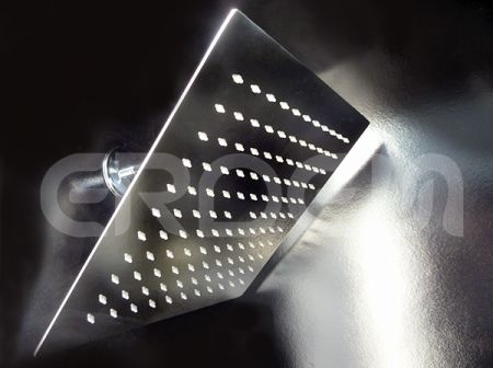 百昱不鏽鋼單功能方形淋浴頂噴