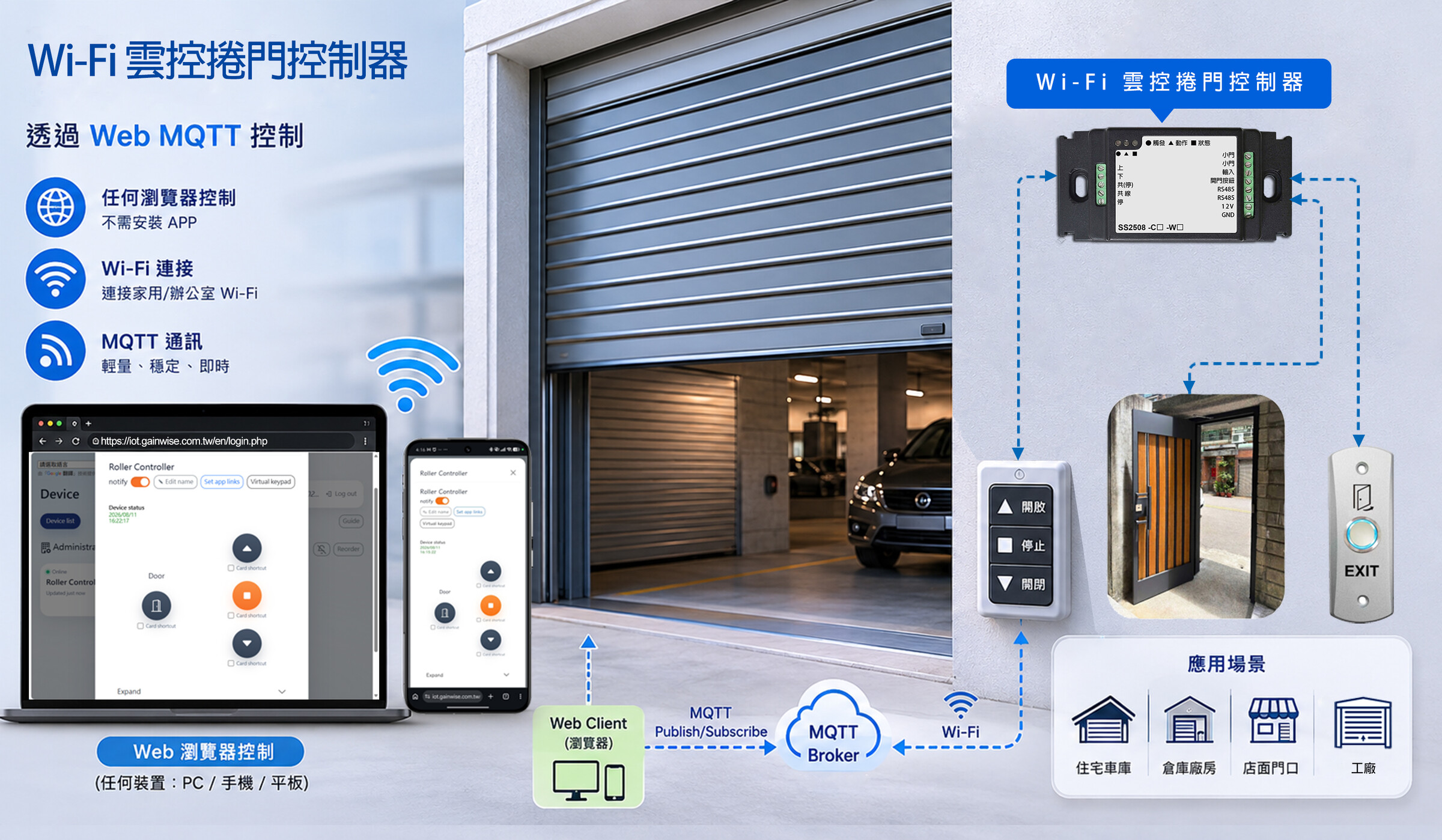 車庫捲門 APP