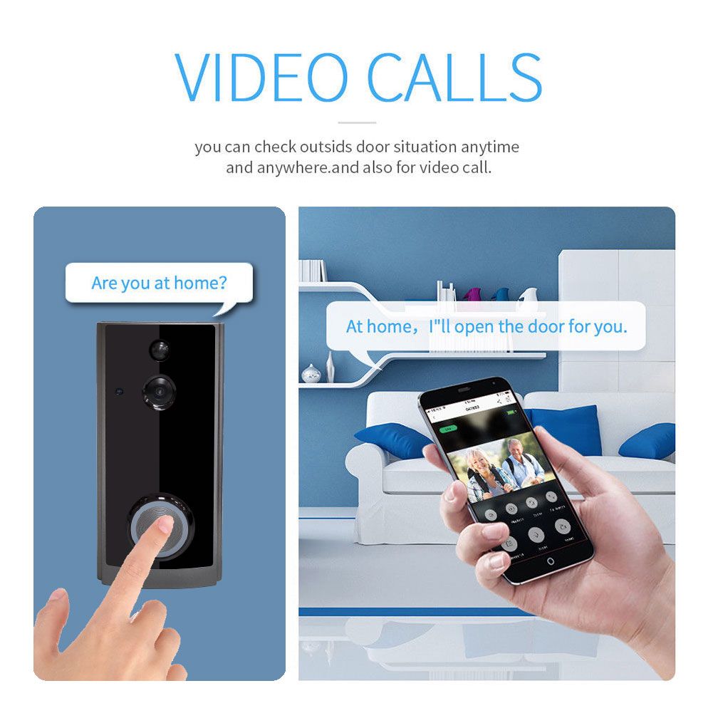 Timbre de video wifi TZ-IP902S