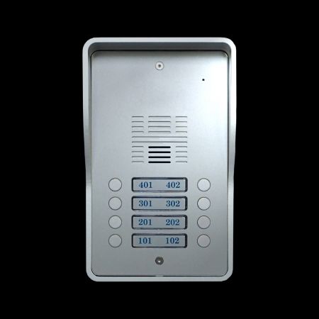 Systèmes d'interphone 4G VoLTE GSM (8 foyers) - Téléphone de porte 4G SS1603-08