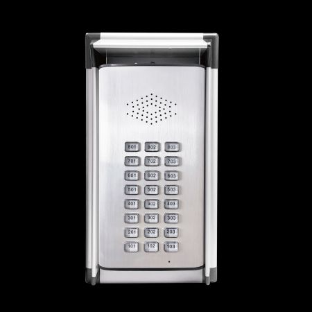 Intercomunicador de puerta de control de acceso GSM 4G - Teléfono de puerta 4G SS2106-24D