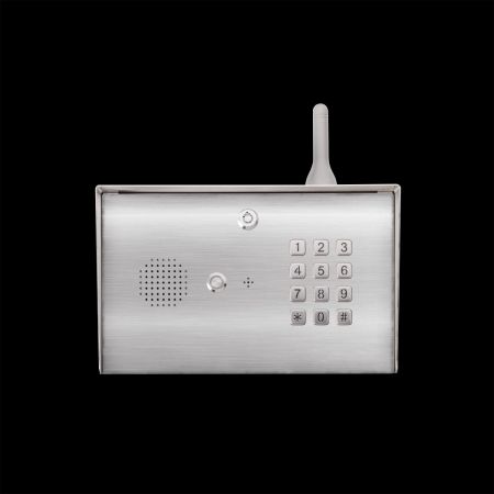 Interfone com Pescoço de Ganso de Aço Inoxidável 4G - Painel de Teclado do Telefone da Porta LTE