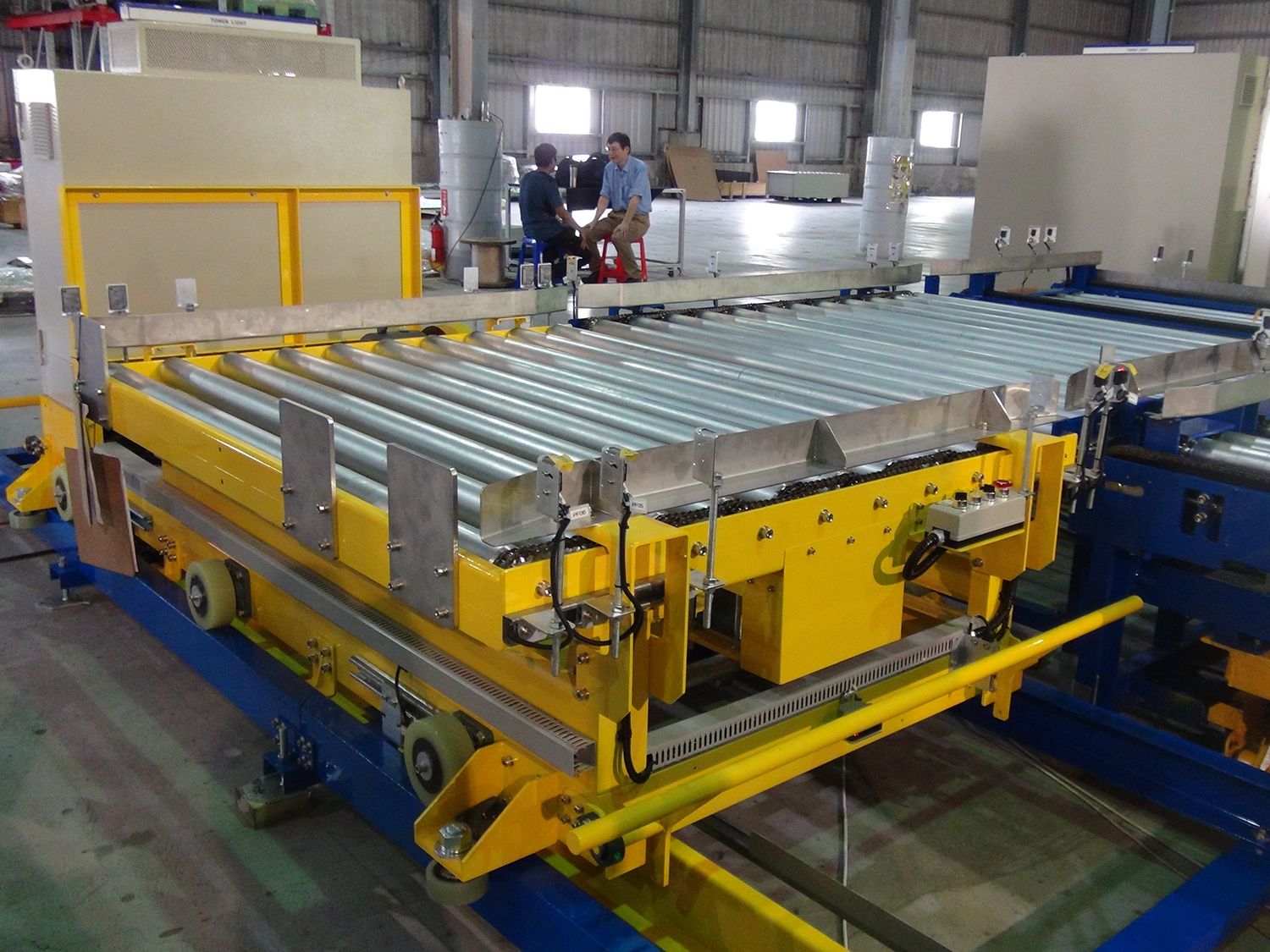 RGV Roller Conveyor Integration System | Chain We Automation