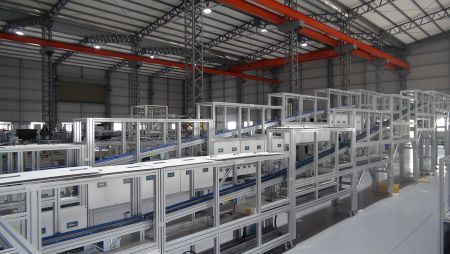 Nastro trasportatore per l'industria medica - Linea di trasporto per l'ispezione dei tubi per analisi del sangue