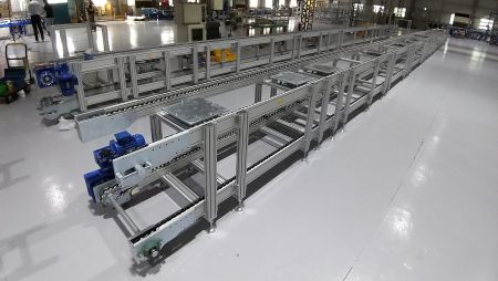 Lineae assemblage free flow - Conveyor Free Flow est solutio scalable pro automating lineam assemblage.