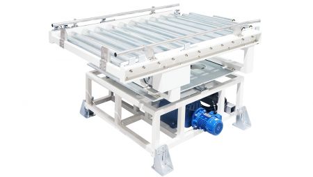 Rotary models roller conveyor can rotate products in different angles and directions