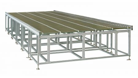 Roller Conveyor for Solar Panel - Solar Panel Roller Conveyor for flat products like glass, panels, sheets