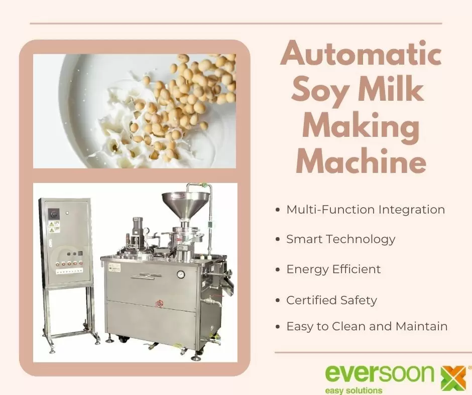 Soya Machine Soymilkun - Automatic Soymilk Maker | Professional Soybean Processing ...