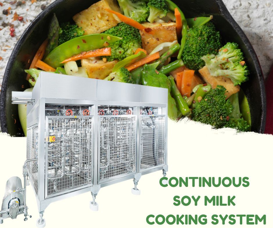 Cooing Machine Automatic Continuous Soy Milk Cooking Machine | Yung Soon Lih Food ...