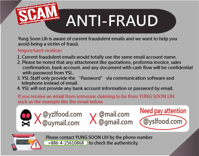 Notices! We want to help you avoid being a victim of fraud.
