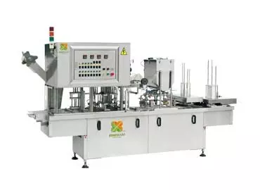 Filling and Sealing Equipment - Filling and Sealing Machine is one of the machines in the Japanese Silken Tofu Production Line.