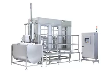 Automatisk sojamjölkskokmaskin - Soy Milk Cooking Machine är en av maskinerna i den japanska Silken Tofu Production Line.