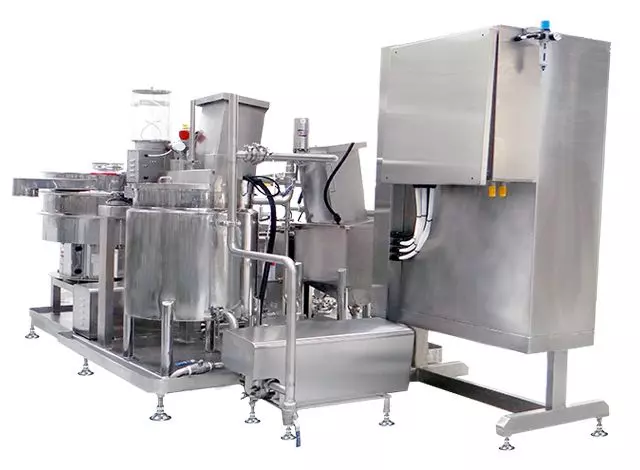 Soy Milk Coagulating Equipment is one of the machines in the Japanese Silken Tofu Production Line.