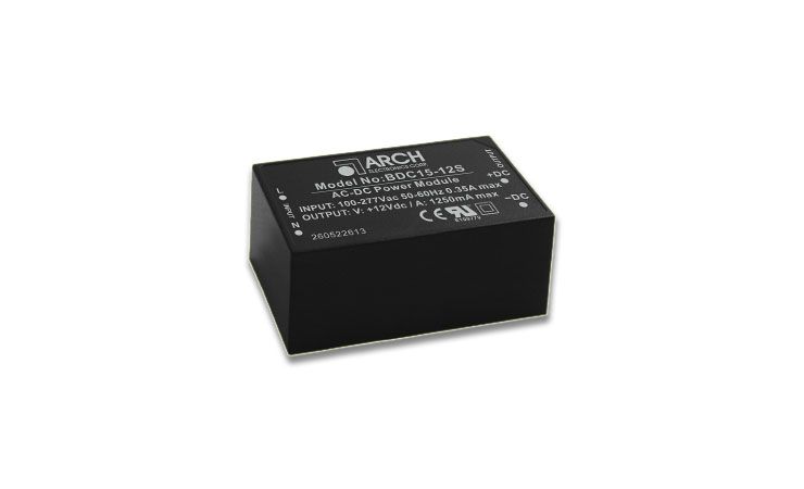 15W Wide Input AC-DC Power Module with 4000VAC Isolation & High ...