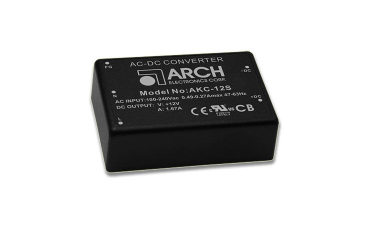 20W Triple Output PCB Mount AC-DC Encapsulated Power Module | ARCH
