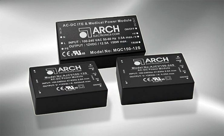ARCH AC-DC 100W-150W Encapsulated Power Modules