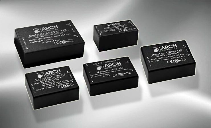 ARCH AC-DC 20W-60WEncapsulated Power Modules