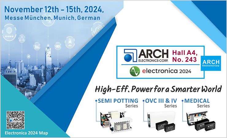 ARCH to attend Electronica 2024