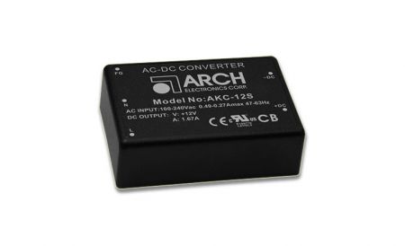 20W Triple Output PCB Mount AC-DC Encapsulated Power Module - ARCH AC-DC Encapsulated Power Module AKC