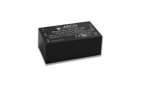 20W 宽输入范围PCB 板载封装式AC-DC 电源模组 - ARCH AC-DC 电源模组BFC20