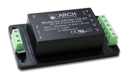 ARCH AC-DC Encapsulated Power Module ARC60 with Screw Terminal A2