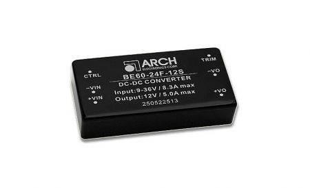 60W Encapsulated DC-DC Converter - ARCH Encapsulated DC-DC Converter BE60