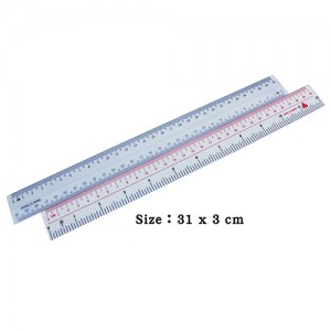 Plastik PVC 30cm Lineal