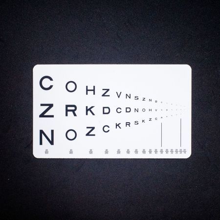 Eye Chart Card - Eye Chart Card - KP-D07-2