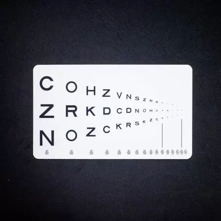 Eye Chart Card