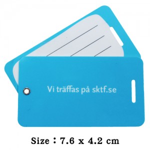 Étiquette de bagage double en plastique - Double Tag - KP-G02-2