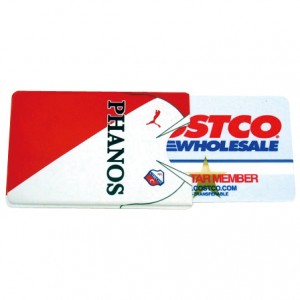 Porte-cartes de crédit en plastique rigide