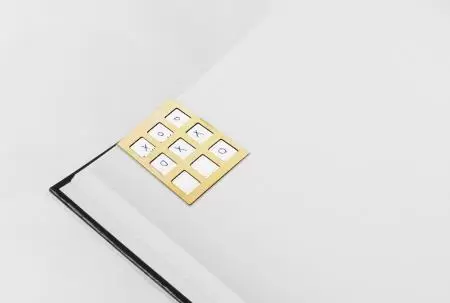 Tic Tac Toe Spiel Magnet Lesezeichen - Tic-Tac-Toe Magnetisches Lesezeichen - MG-B01-T